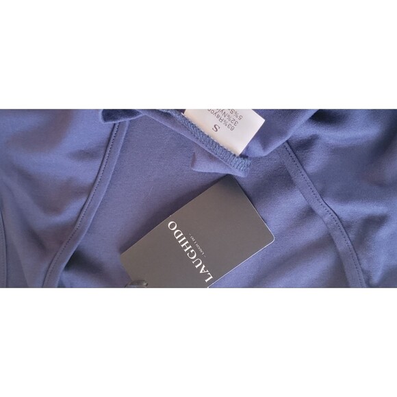 Laughido Cocktail Tank Sleeveless Wrap V Neck Ruched Bodycon Short Dress Sz S - Picture 5 of 5